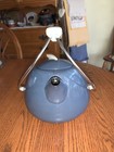 Brand New Noritake Colorwave Blue Enameled Steel Mcm Space Age Atomic Tea Kettle