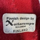 Women s Vintage Noitarumpu Lapland Finland Sami Style Bonnet Felt Winter Hat Red