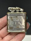 Vintage Lighter   Matching Cigarette Case W  10 Usa Bill Pair 1928a Series Metal