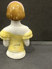 Antique Pincushion 3 75    Porcelain Half Doll Pin Cushion Marked Japan