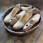 Sterling Lot Of 5 Vintage Wooden Shoe Lasts   Cobblers Molds  1940s-60s 