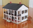 Gudgel Handmade Miniature Wooden Pull Open Savannah Dollhouse 1 144 Scale 1 12 