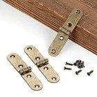 Pieces Antique Bronze Brass Mini Hinges Hardware For Wooden 20 Antique Brass