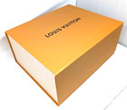 Authentic Louis Vuitton Lv Gift Storage Shoes Empty Box 16x13x7 5 magnetic Style