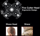2 Pack 5 Floating Blade Replacement Heads Fit Most 5 Head Rotary Electric Shaver