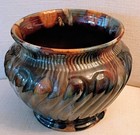 Vintage  Brush Mccoy Blended  Glaze Majolica Jardini  re