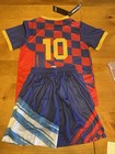 Sport Best Fashion Short Set Unisex Size 6-7 Number 10 Red blue yellow