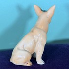 Ceramic Sitting Chihuahua Dog Miniature Figurine 3  Tall