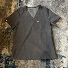 Figs Scrubs Set Kade Pants Catarina Top Women s Size Med petite Graphite