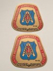 United Brotherhood Of Carpenters  gold  Vinyl Hardhat Decals  union Made Usa 