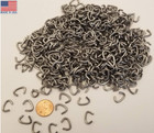3 8 Stainless Steel Hog Rings Crab Pots  Cages  Traps  Fencing  Sausage  500 