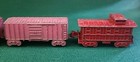 5 Vintage Midget Toy Train Diecast Metal  Locomotive Usa Toys  Coal Frieght
