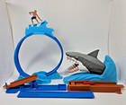 Hot Wheels Shark Attack Racing Track Set Incomplete