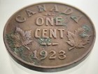 1923 Canada 1 One Cent Penny Km  28 Circulated Coin Ii129