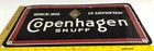 Copenhagen Snuff Original Metal Sign 1980   s Pre Warning Label 12   x21   