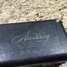 W t  Armstrong Elkhart  104k0634 Flute With Hard Case Blue Velvet Lining Nice Cp