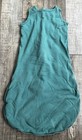 Dreamland Baby Dream Weighted Sack Wearable Blanket M 6-12 Months Green Cotton