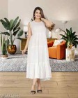 Indian Bollywood Trending Red Marron Shrug With White Anarkali Kurta
