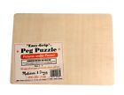 Vintage Melissa And Doug Easy Grip Peg Transportation Puzzle Wood  Ages 2-4 New
