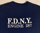 Fdny Fire Department New York  City Nyc T-shirt Sz Xl Engine 287 Queens