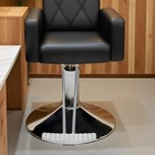 Silver Barber Chair Salon Shampoo Styling Hair Spa Beauty Equipment Footrest