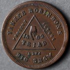 Civil War Store Card  Peoria  Il-692-a-3a R-4 Yankee Robinson