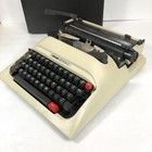 Olivetti Lettera 12 Vintage Typewriter Spanish Made  Retro  Good Working Condit