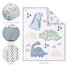 5 Piece Baby Crib Bedding Set For Boys - Newborn  Infant   Toddler Nursery Be   