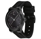 Movado Bold Fusion Swiss Quartz Black Dial Rubber Strap Men s Watch 3600849