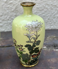 Japanese Pair Of Cloisonn     Brass 4 5  Vases With Fine Details     1900 s