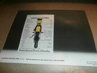 Original 1978 Yamaha Yz125 Motorcycle Sales Brochure