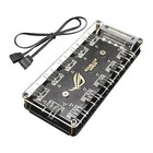 Argb Cable Splitter Hub 3 Pin 5v Argb Fan Hub Adapter Computer Extension Cable