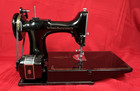 Beautiful 1956 Singer Sewing Machine Featherweight Model 221  W  Case   am404324