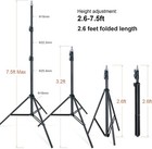 3 X 7ft Light Stand Photo Video Studio Lighting Photography Stands Linco