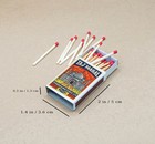Set Of 8 Match Box Vintage India Label  1 Matches Boxes Re-print Holder