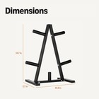 Olympic 2 Inch Weight Plate Tree Rack 5 Spoke New