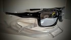 New - Authentic Oakley Chainlink Sunglasses Black   Black   Silver - Oo9247-01