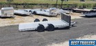 2024 Futura Pro Sport Aluminum Carhauler Trailer 7x20 New Air Dam Ground Load