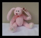 Ty Attic Treasures Strawbunny The Rabbit Pink Fully Jointed Used