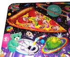 Vintage 90s Lisa Frank Jigsaw Puzzle Outer Space Planet Food Dog Cat Panda Bear