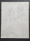 Rare  Alfredo Alcala Signed Original Comic Art Sketch  Conan The Barbarian 14x11
