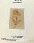 Susan Portra Needlepoint Chart The Iris 1991 Designed For 18 Ct Mono New