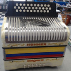 Hohner Corona Iii Button Accordion Gcf Sol 31  12