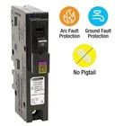 10pcs Square D Hom115pdf Hom115pdfc 15a Dual Afci gfci  plug On Neutral  New