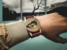 Handmade Steampunk Brass Wrist Compass   Sundial Watch Vintage Style Timepiece
