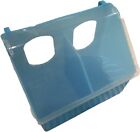 2 Hole Plastic Quail Feeder Pigeon Dove Bird Outside Of Cage