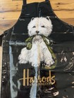 Harrods Knightsbridge Black Pvc Apron W  White West Highland Terrier Westie Dog