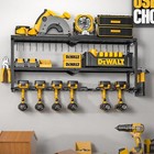 8 Drill Power Tool Organizer Storage Rack Cordless Tool Rack Holder 3 Layer