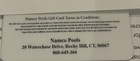 Namco  Pools  Store Credit gift Card  For Amount 393 48