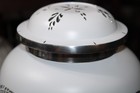 Engraved Large Adult Cremation Urn For Human Ashes White  Stainless